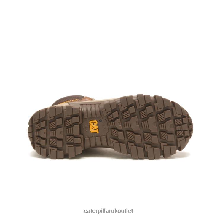 Men Mushroom Caterpillar Invader Hi Steel Toe Work Boot 48T84