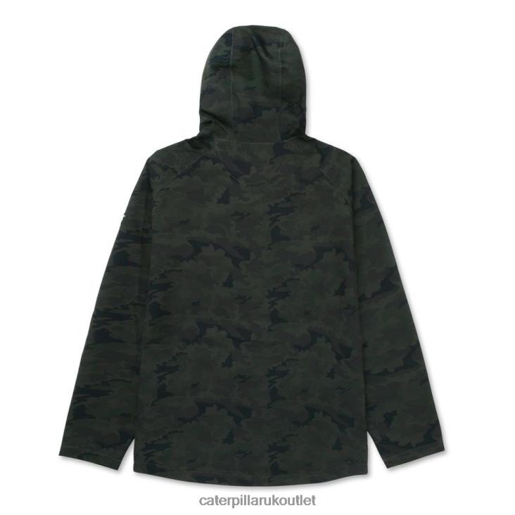 Men Night Camo Caterpillar Essential Rain Jacket 48T8112
