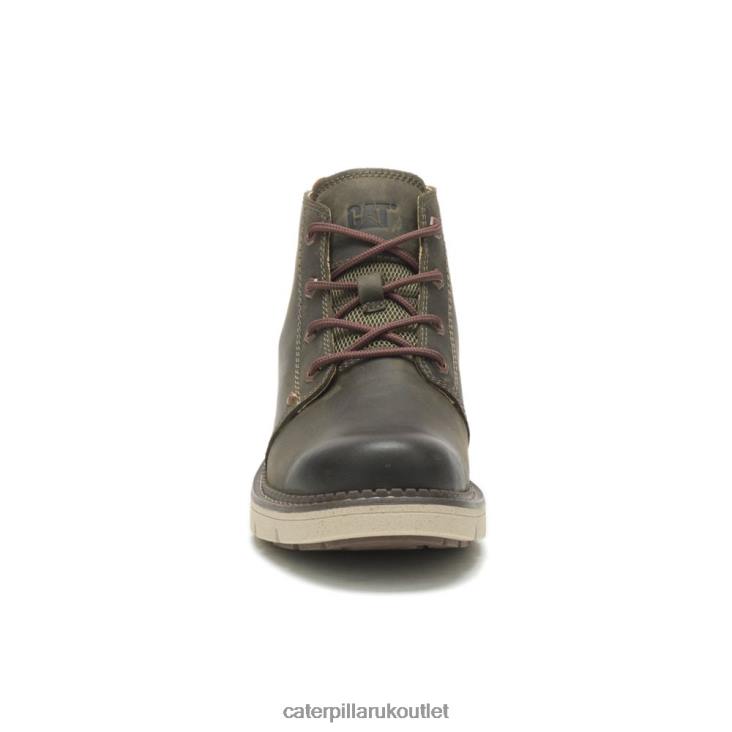 Men Olive Night Caterpillar Covert Mid Waterproof Boot 48T8195