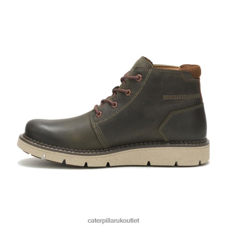 Men Olive Night Caterpillar Covert Mid Waterproof Boot 48T8195