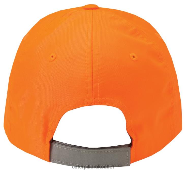 Men Orange Caterpillar Hi-Vis Trademark Cap 48T8253