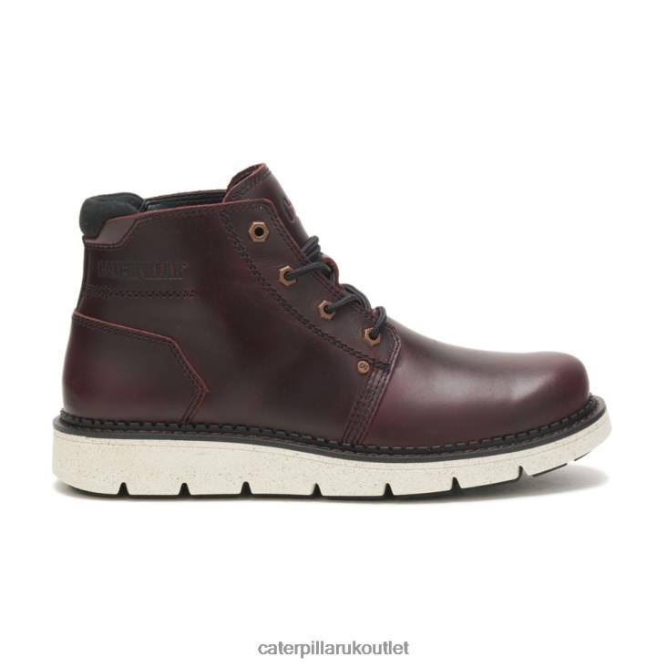 Men Oxblood Caterpillar Covert Mid Waterproof Boot 48T8196