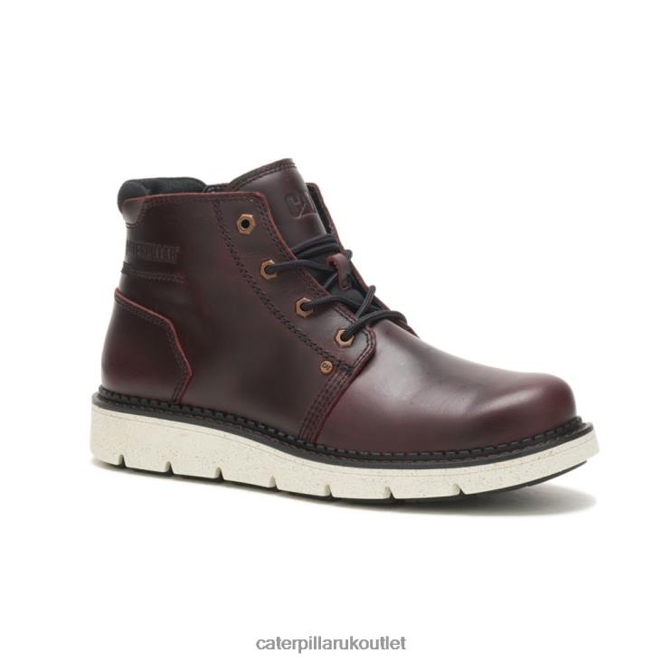Men Oxblood Caterpillar Covert Mid Waterproof Boot 48T8196
