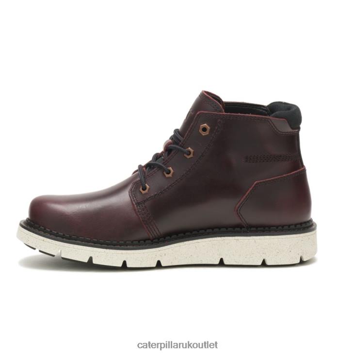 Men Oxblood Caterpillar Covert Mid Waterproof Boot 48T8196