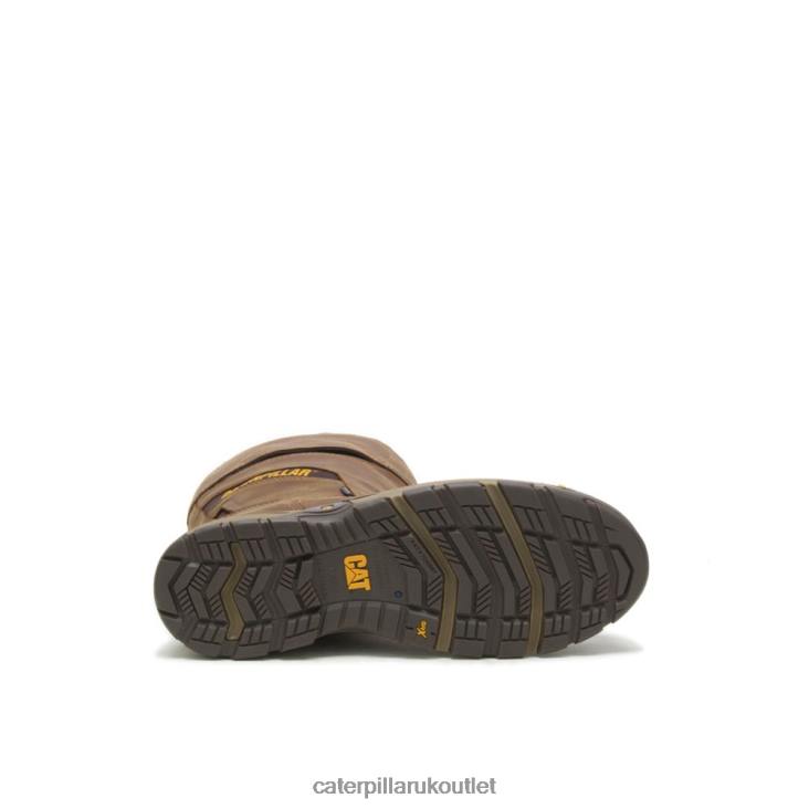 Men Pyramid Caterpillar Excavator Superlite Pull-On Waterproof Carbon Composite Toe Work Boot 48T830