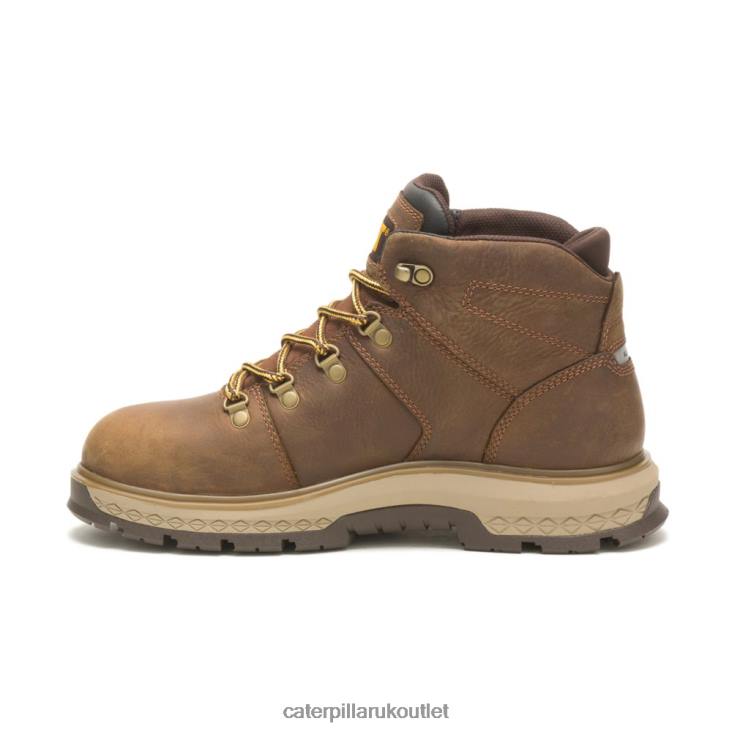Men Pyramid Caterpillar Exposition Hiker Waterproof Alloy Toe Work Boot 48T858