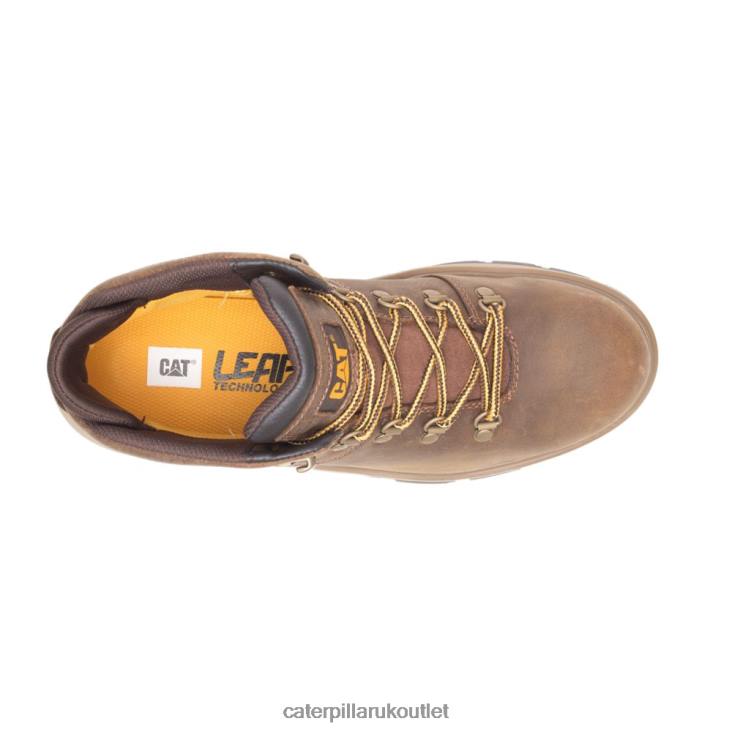 Men Pyramid Caterpillar Exposition Hiker Waterproof Work Boot 48T846