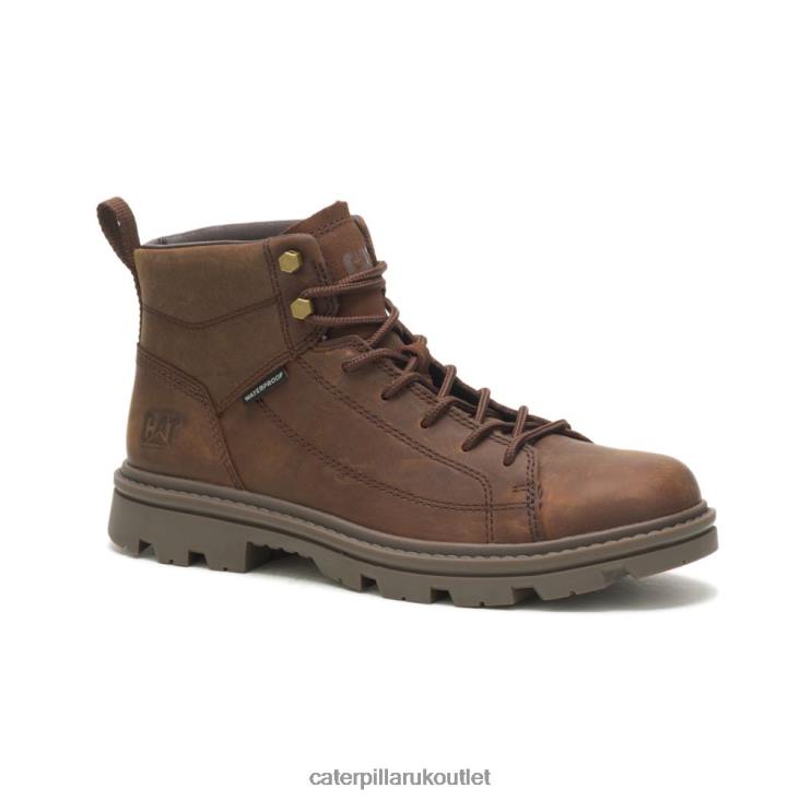Men Real Brown Caterpillar Modulate Waterproof Boot 48T8184