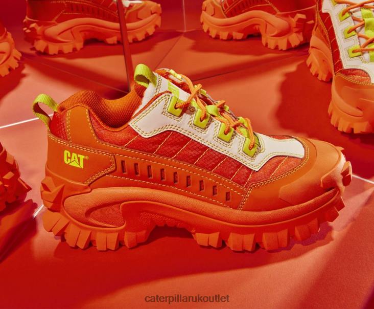 Men Scarlet Ibis Caterpillar Intruder Supercharged Shoe 48T8119