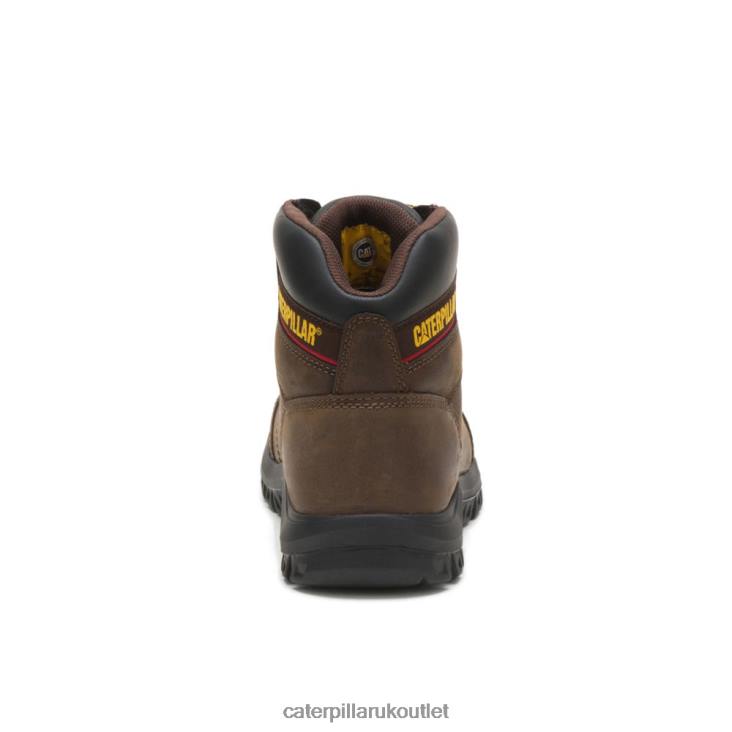 Men Seal Brown Caterpillar Outline Work Boot 48T840