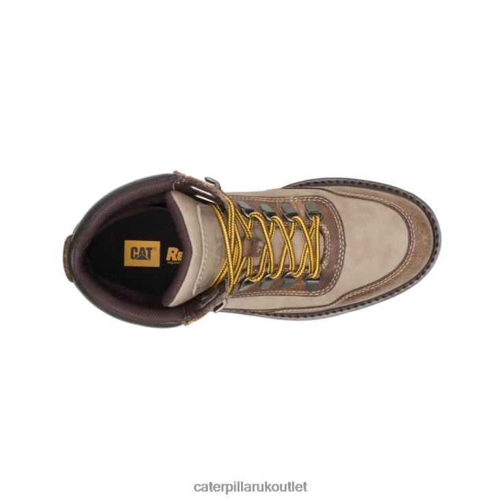 Men Silver Mink Caterpillar Conquer 20 Boot 48T8203