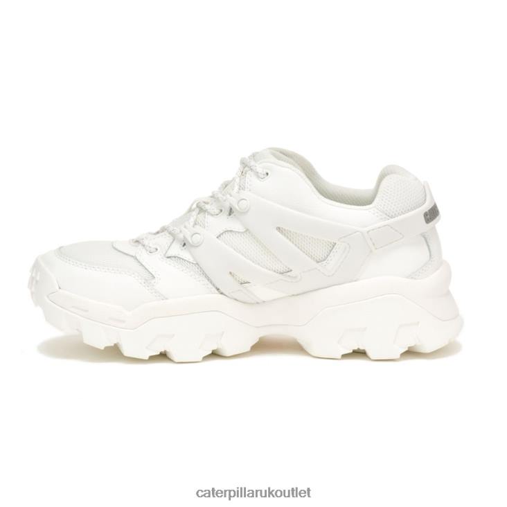 Men Star White Caterpillar Reactor Sneaker 48T8161