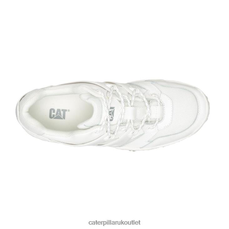 Men Star White Caterpillar Reactor Sneaker 48T8161
