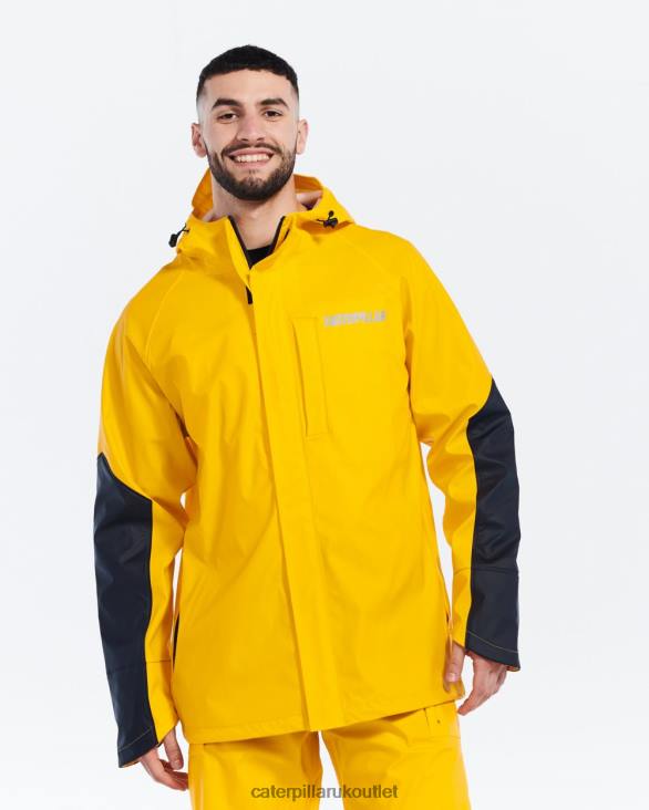 Men Yellow Caterpillar Longshore Jacket 48T8115