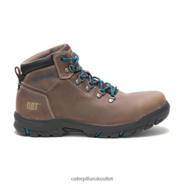 Women Bay Leaf Caterpillar Mae Steel Toe Waterproof Work Boot 48T8275
