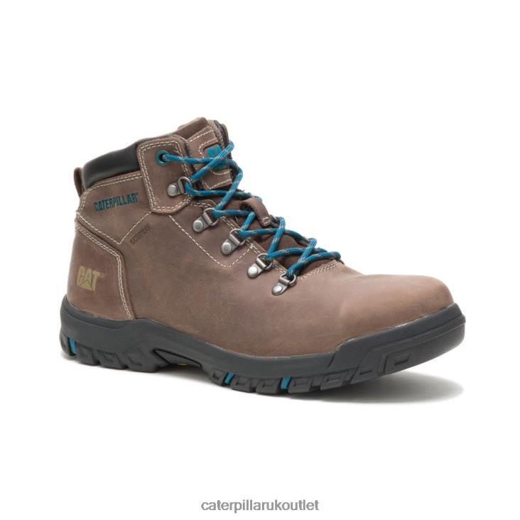 Women Bay Leaf Caterpillar Mae Steel Toe Waterproof Work Boot 48T8275