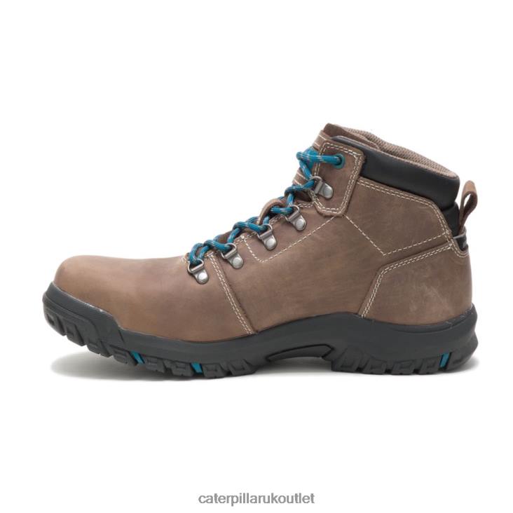 Women Bay Leaf Caterpillar Mae Steel Toe Waterproof Work Boot 48T8275