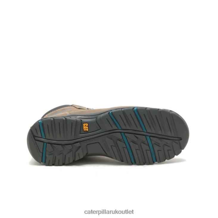 Women Bay Leaf Caterpillar Mae Waterproof Work Boot 48T8273