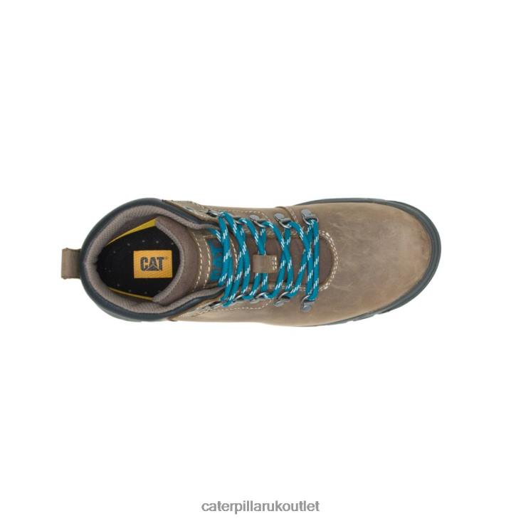 Women Bay Leaf Caterpillar Mae Waterproof Work Boot 48T8273