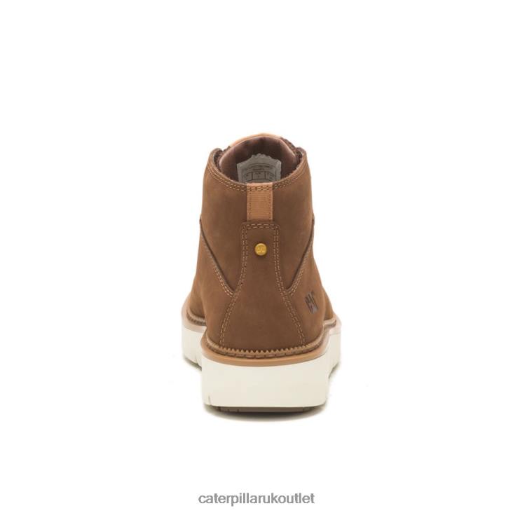 Women Bison Caterpillar Chariot Plain Toe Mid Boot 48T8305