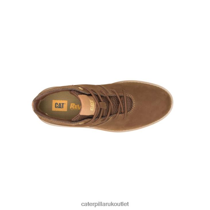 Women Bison Caterpillar Chariot Plain Toe Mid Boot 48T8305