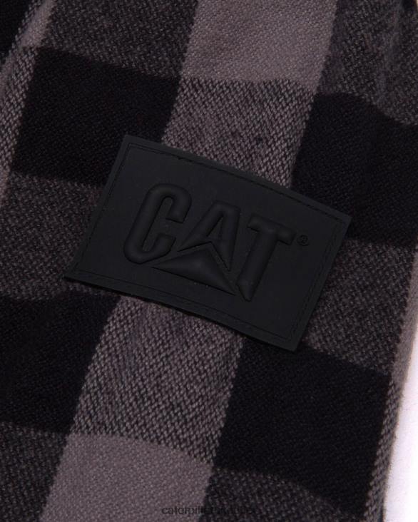 Women Black Caterpillar Buffalo Check Heavyweight Shirt 48T8317