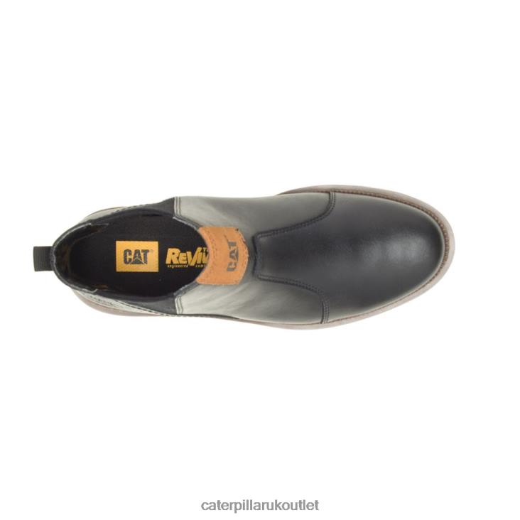 Women Black Caterpillar Chariot Chelsea Boot 48T8307