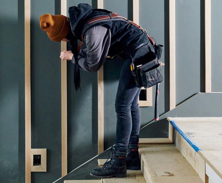 Women Black Caterpillar Echo Waterproof Steel Toe Work Boot 48T8262