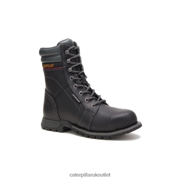 Women Black Caterpillar Echo Waterproof Steel Toe Work Boot 48T8262