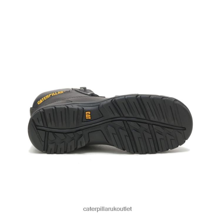 Women Black Caterpillar Resorption Waterproof Composite Toe Work Boot 48T8267
