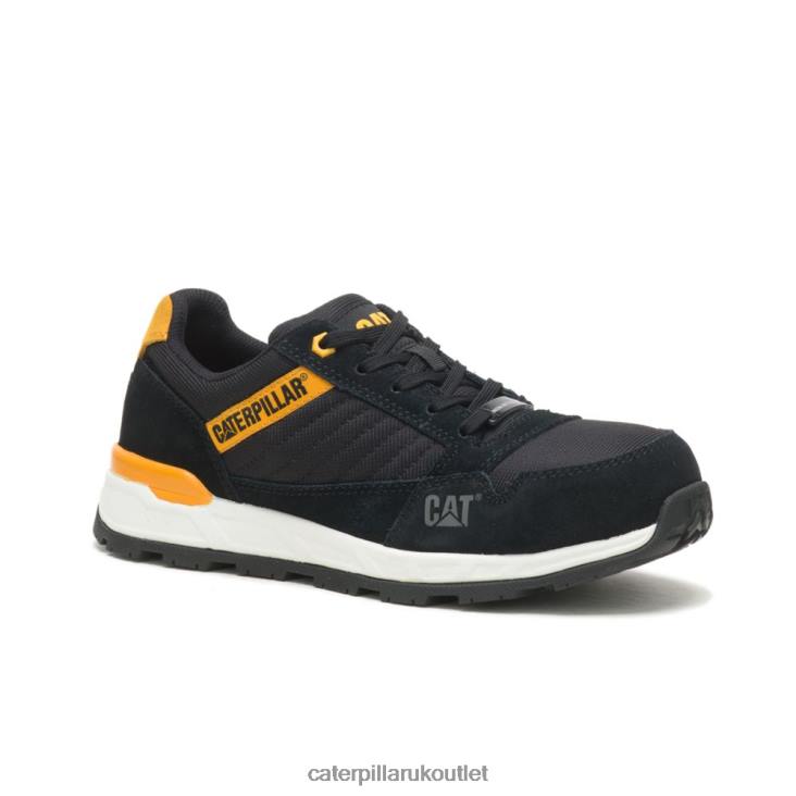 Women Black/Cat Yellow Caterpillar Venward Composite Toe Work Shoe 48T8294