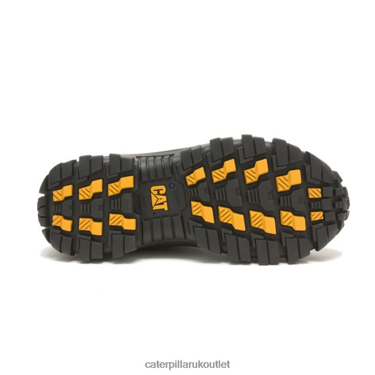 Women Black/Light Blue Caterpillar Invader Steel Toe Work Shoe 48T8288