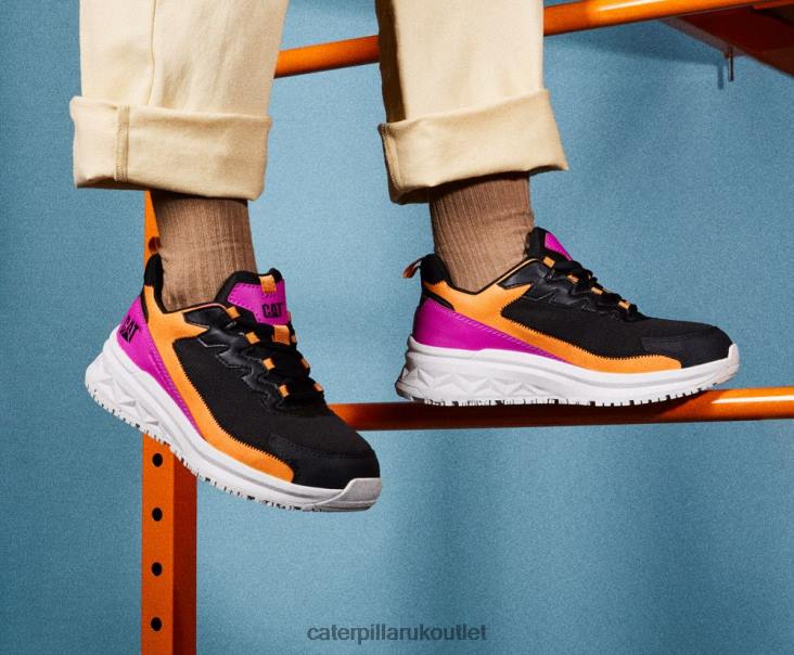 Women Black/Pink Caterpillar Streamline Runner Carbon Composite Toe Work Shoe 48T8289