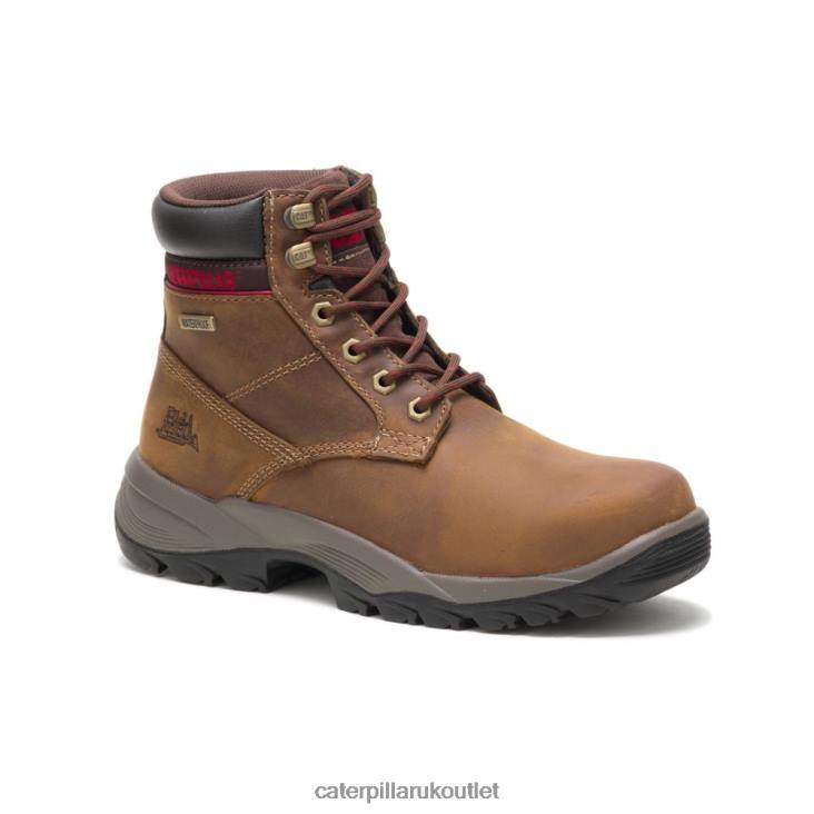 Women Dark Beige Caterpillar Dryverse 6\ Waterproof Work Boot 48T8302