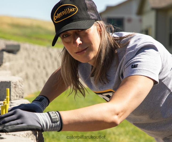 Women Grey Caterpillar Diesel Power Tee 48T8313