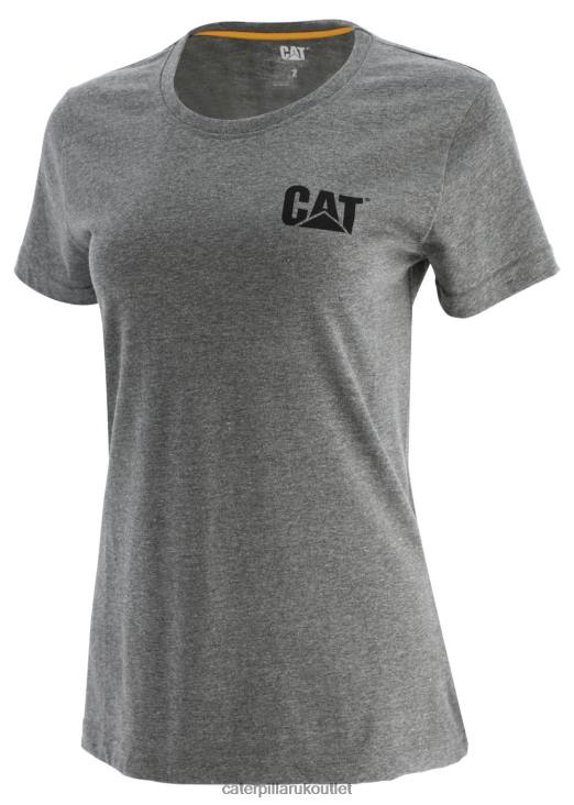 Women Grey Caterpillar Trademark Tee 48T8310
