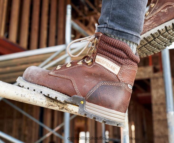 Women Pyramid Caterpillar Paisley 6\ Steel Toe Work Boot 48T8278