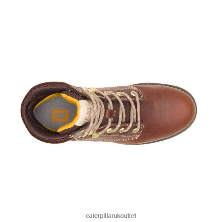 Women Tawny Caterpillar Paisley 6\ Steel Toe Work Boot 48T8279