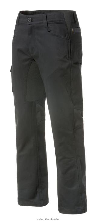 Men Black Caterpillar Operator Flex Pant 48T8245
