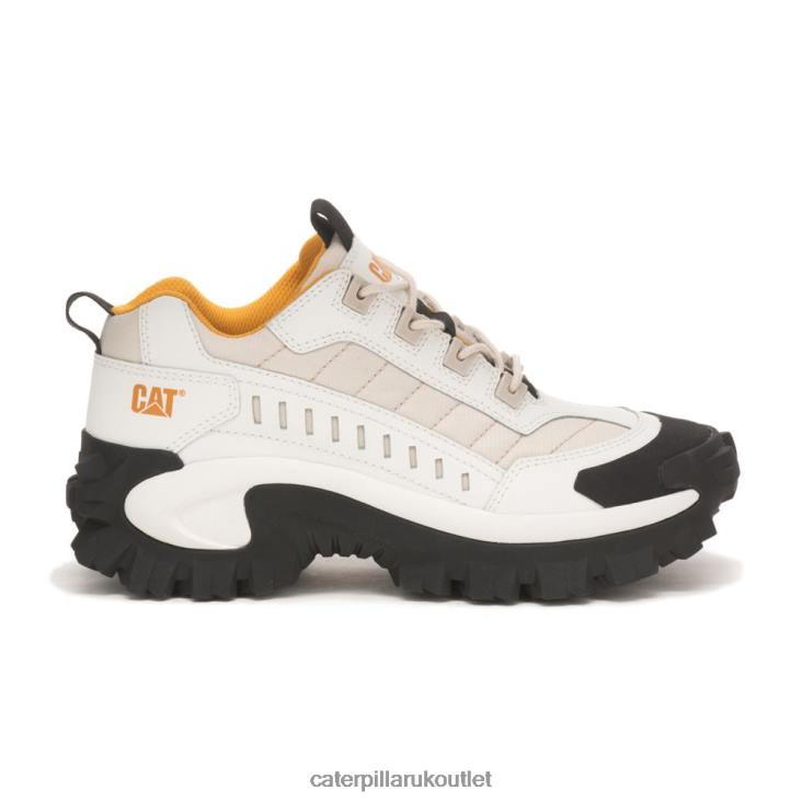 Men Bright White/Birch Caterpillar Intruder Shoe 48T8137