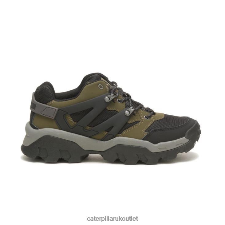 Men Dark Olive/Black Caterpillar Reactor Sneaker 48T8159