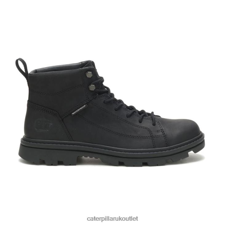 Men Black Caterpillar Modulate Waterproof Boot 48T8185