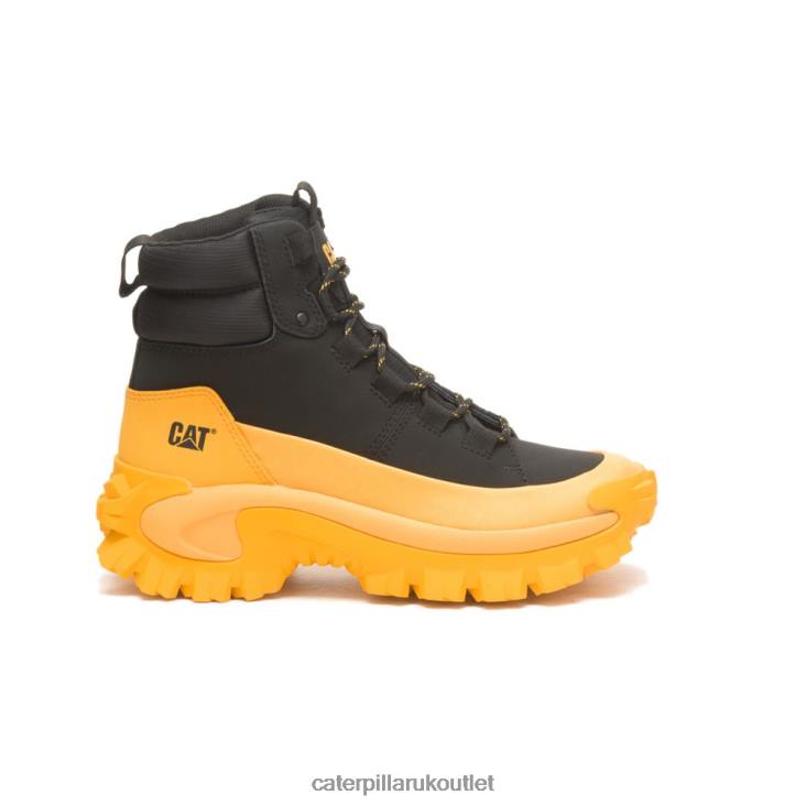 Men Cat Yellow/Black Caterpillar Trespass Waterproof Galosh 48T8175