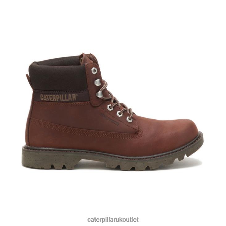 Men Deep Mahogany Caterpillar Ecolorado Waterproof Boot 48T8199
