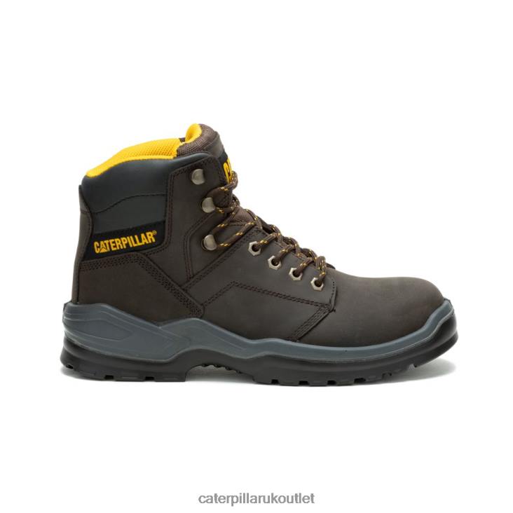 Men Brown Caterpillar Striver Steel Toe Work Boot 48T862
