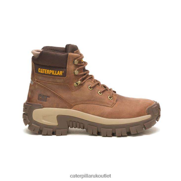 Men Mushroom Caterpillar Invader Hi Steel Toe Work Boot 48T84