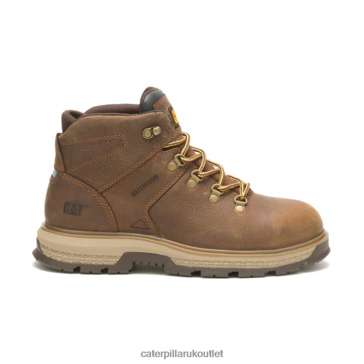Men Pyramid Caterpillar Exposition Hiker Waterproof Alloy Toe Work Boot 48T858