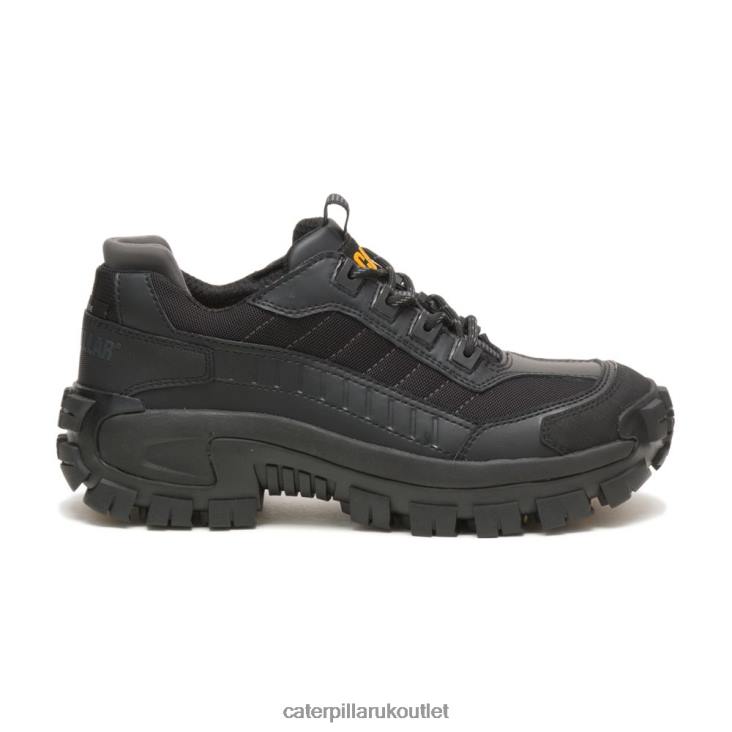 Men Black Caterpillar Invader Steel Toe Work Shoe 48T878