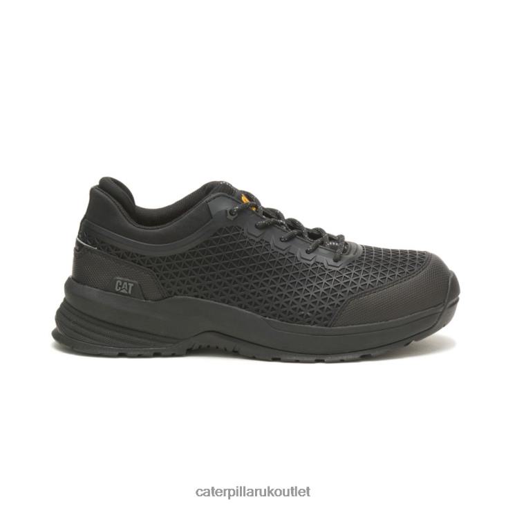 Men Black Caterpillar Streamline 2.0 Composite Toe Work Shoe 48T896