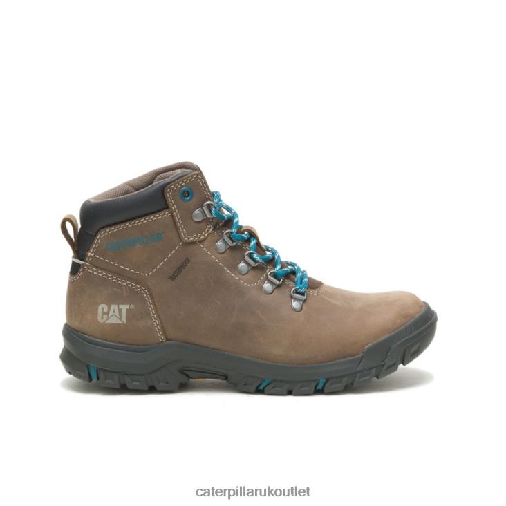 Women Bay Leaf Caterpillar Mae Waterproof Work Boot 48T8273